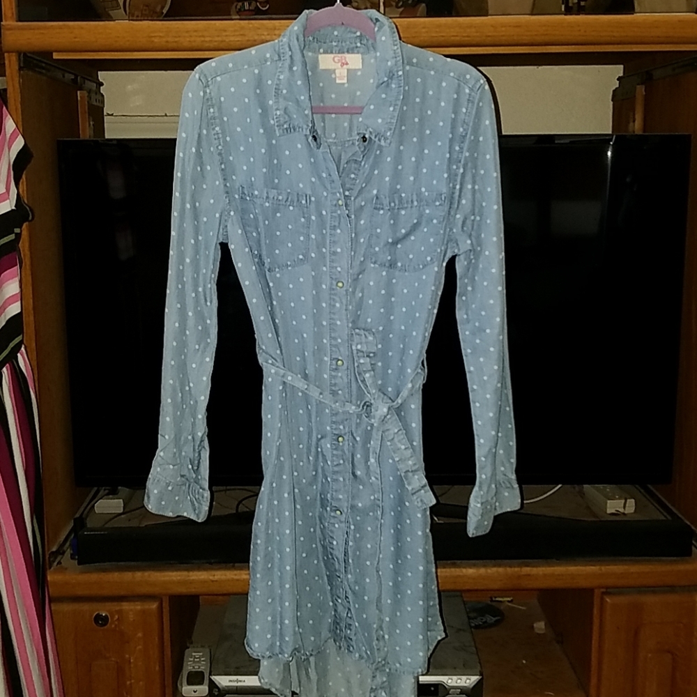 Girl's belted tunic